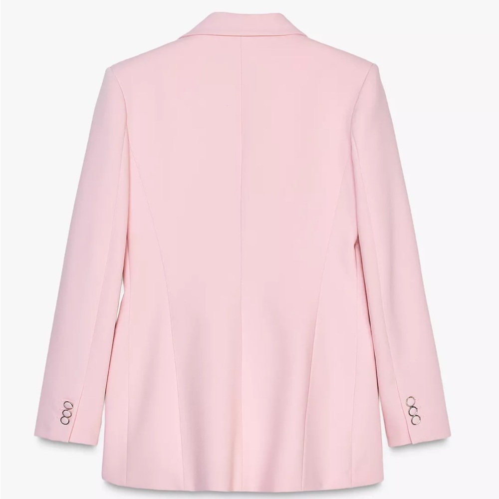 Zara Blush Pink Women's Blazer - Picture 5 of 6